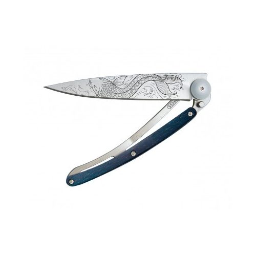 Deejo Blue Beech Wood Fish Knife
