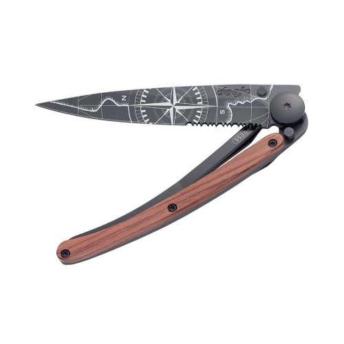 Deejo Black Coral Wood Incognita Knife 